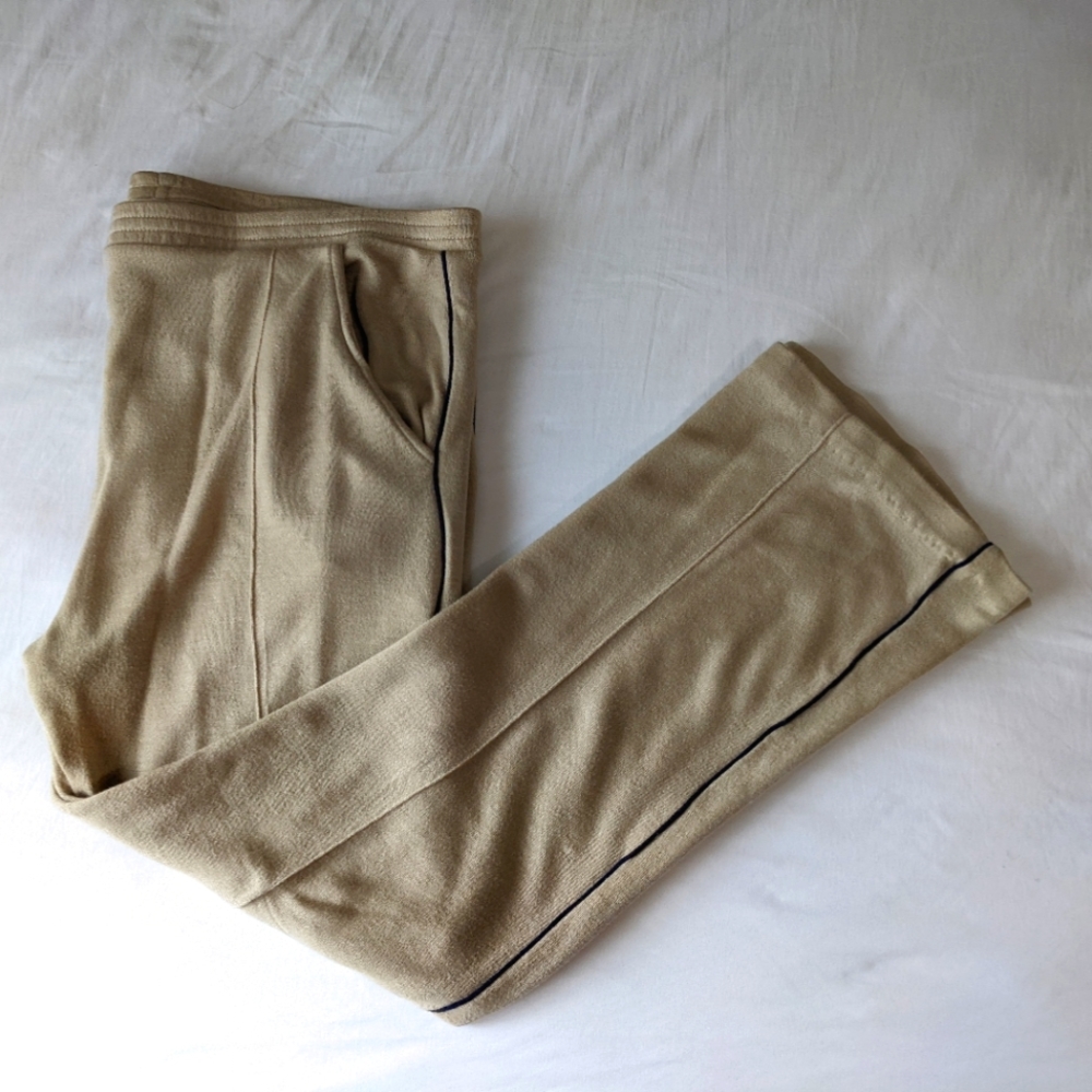 Christian Dior Monsieur Tan Drawstring Sweat Pants with Pockets XL